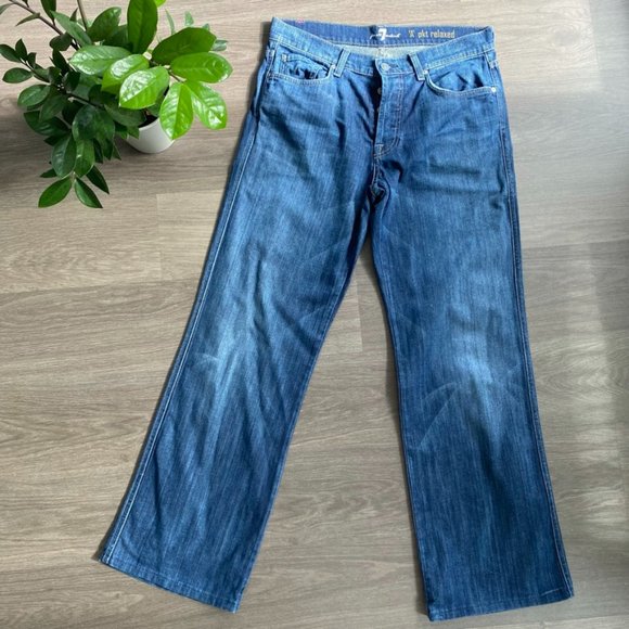 7 For All Mankind "A PKT" Relaxed Fit Jeans - Picture 1 of 14
